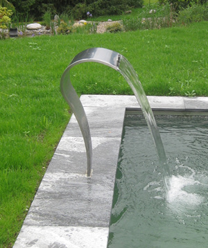 Wasserfall Chromstahl